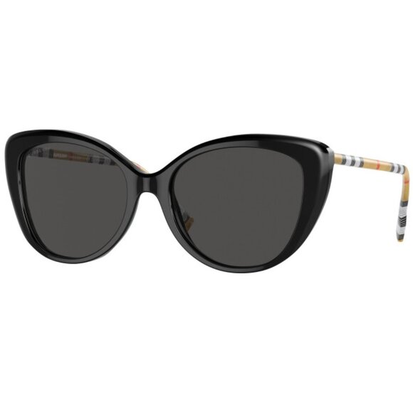 Burberry Accessories - Burberry Dark Grey Cat Eye Ladies Sunglasses